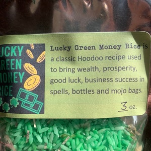 Tips for Witches Everywhere! ✨ on Instagram: Here's a DIY on how to make  the traditional hoodoo lucky green rice! It can be used in any money,  prosperity, abun…
