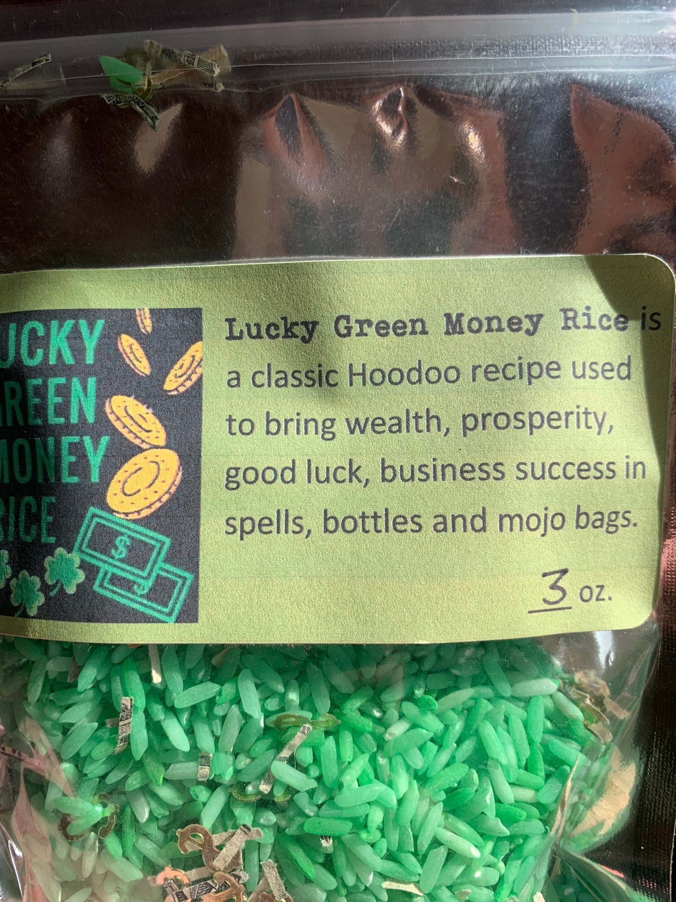Money Rice / Lucky Rice / Green Rice 