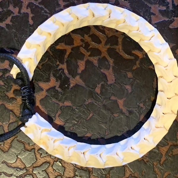 Snake vertebrae bracelet