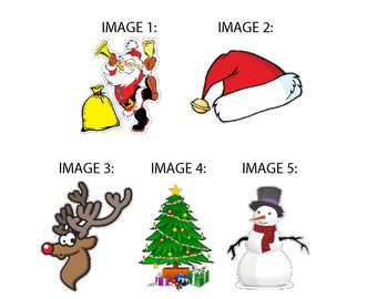 Santa With Deer Merry Christmas Black Friday Happy New Year vinyl sticker decal for car bumper helmet game console phone window laptop