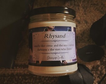 Rhysand | Soy Scented Candle | Fantasy Bookish