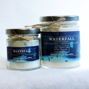 Waterfall | video game inspired soy vegan scented candle