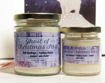 The Ghost of Christmas Past | Soy Vegan Scented Candle | A Christmas Carol | Charles Dickens | Bookish