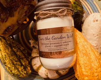 Over the Garden Wall | Soy Vegan Scented Candle | Fall Candle | Fall Decor | Halloween