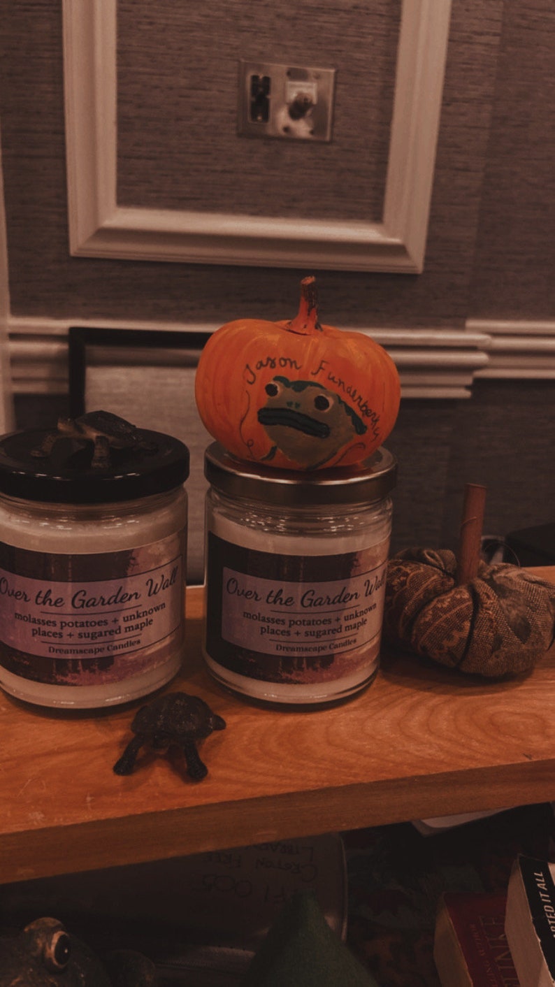 Over the Garden Wall Soy Vegan Scented Candle Fall Candle Fall Decor Halloween image 5