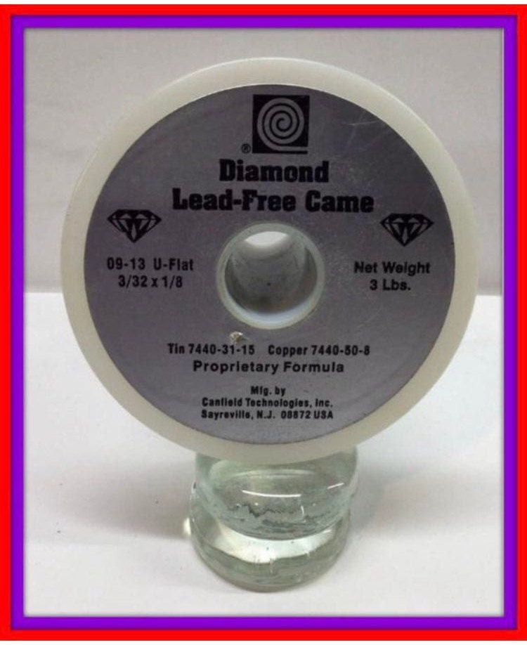 1/8 Flat U Lead Came - Diamond Tech Crafts
