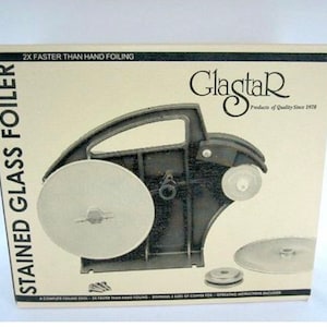Glastar Foiling Machine, Can Use 3 Sizes of Foil, 3/16, 7/32,& 1/4