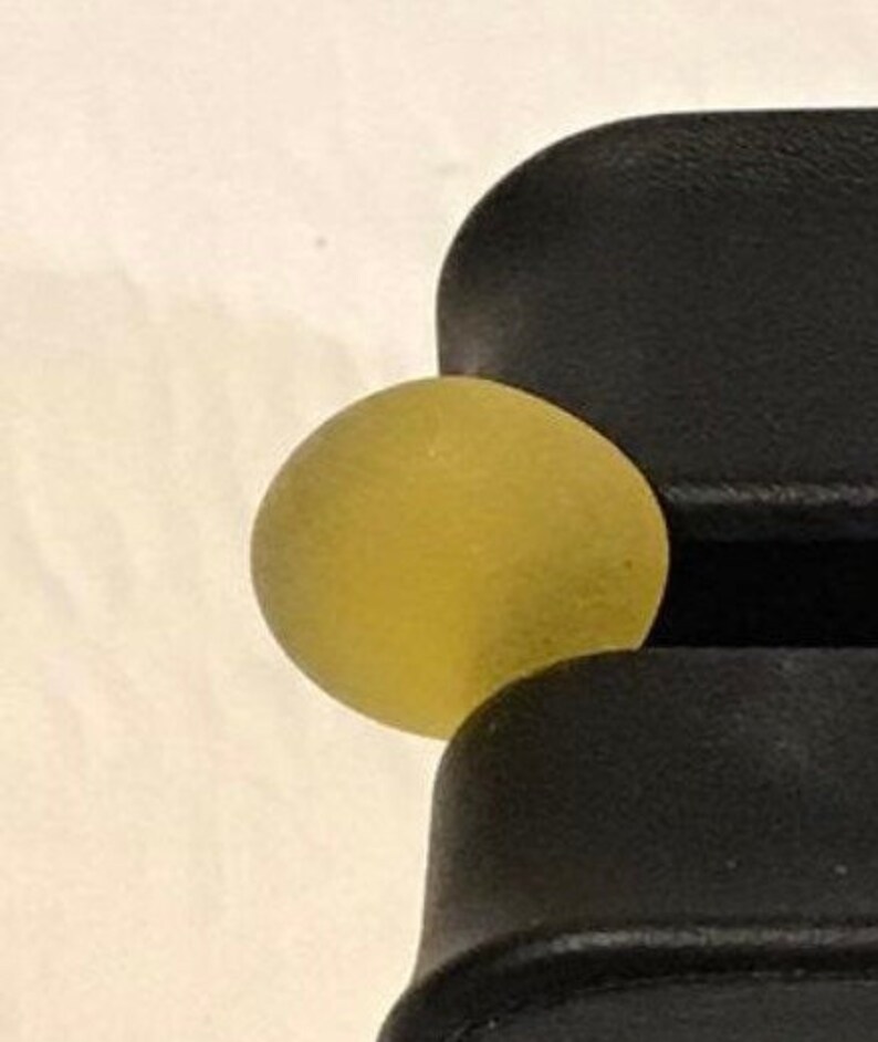 25 Medium Frosted Yellow Glass Nuggets Glass Gems Pebbles Etsy