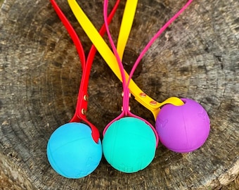 Zerrspielzeug aus Biothane | Wasserfest | Langlebig | Leicht zu Reinigen | Funktionierendes K9 Zerrspielzeug | Spielzeug Belohnung | Kugelschlepper | Apportierspielzeug