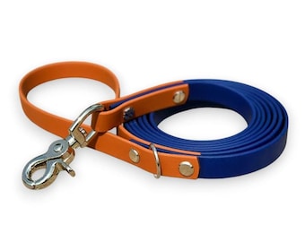 Biothane Standard Two-Toned Leash | 5/8&quot; | Waterproof  | Durable | Wipe Clean | Easy to Clean