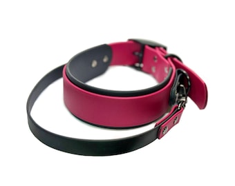Super Heavy Removable Handle 2&quot; Dog Collar | Detachable Handle | Double Layered 1.5&quot; | Service Dog | Dog Sports | Training | Patent Pending