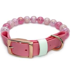 Beaded Biothane Dog Collar Adjustable Add On UPGRADE ONLY | Beaded Portion Not Included | Adjustable | Must Add Beaded Collar To Cart Too!
