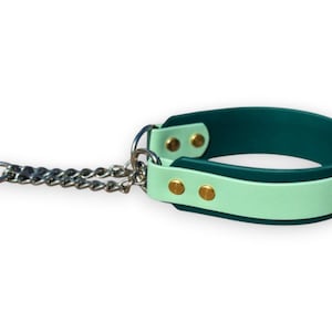 Biothane Martingale Dog Collar | 1.5 Inch | Waterproof | Durable | Half Check Collar | Two Tone