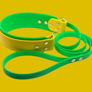 Biothane 2 Inch Lure Coursing Collar and Leash Set | FastCAT Leash | Fly Ball Leash | Dock Diving | Barn Hunt | Sport Dog Leash | Waterproof image 6