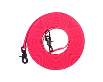 1/2 Inch Biothane Long Line | Long Leash | Lightweight | Waterproof | Scent Work Leash | Hiking Leash | Durable | Custom | Camping Line