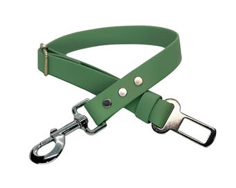 Adjustable Dog Seat Belt Clip | 1" | Car Safety | Biothane | Waterproof | Strong | Adjustable