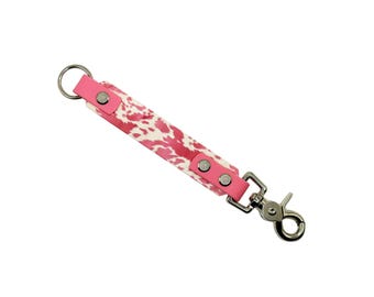 Biothane UV Printed Keychain | Leash Extender | Backpack Clip | Dog Safety Clip | Prong Collar Safety Clip | Harness Safety Clip | Accent
