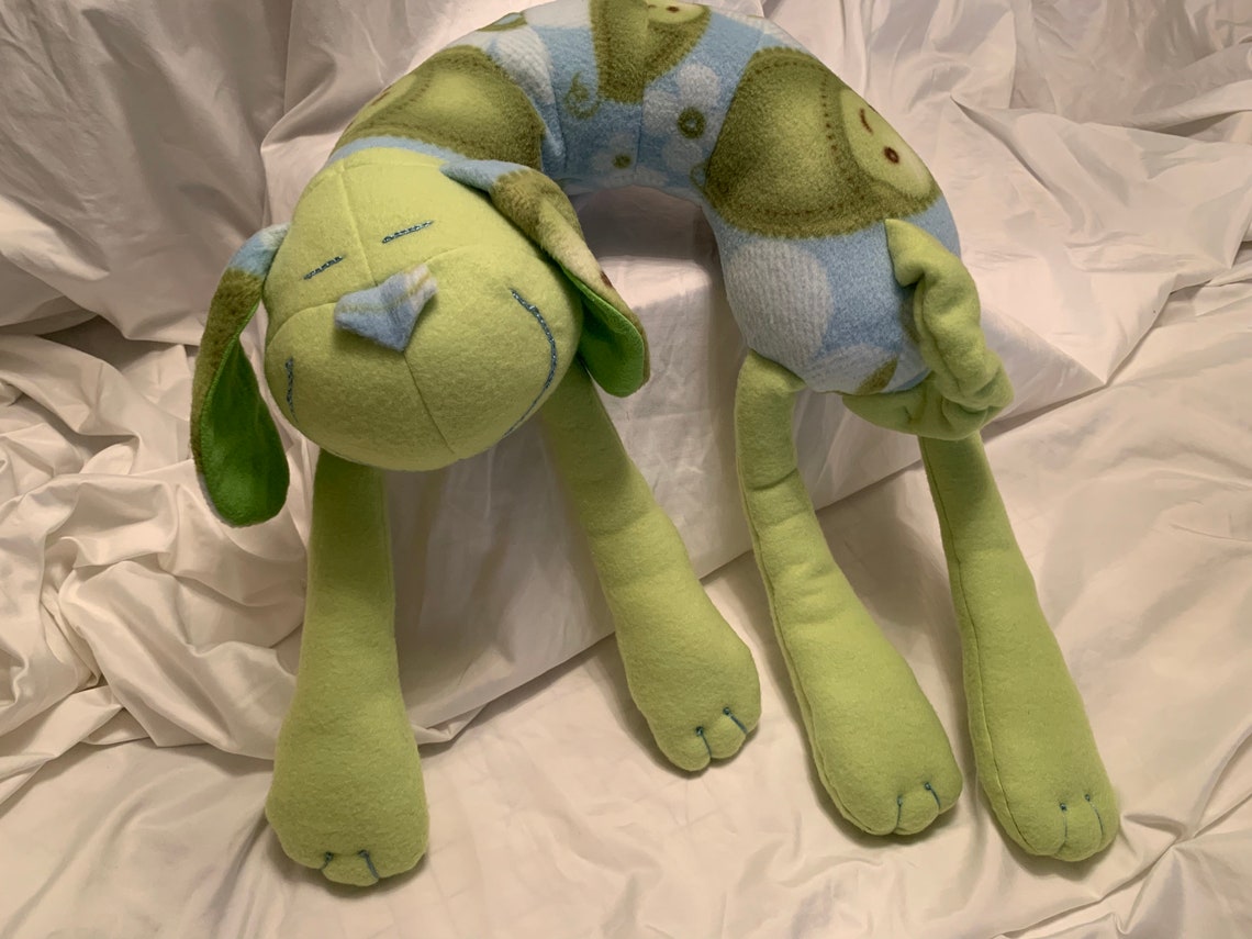 Dog Neck Pillow/Travel Neck Pillow/TV Buddy Neck Pillow/plush Etsy