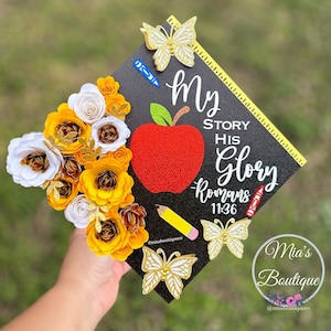 Graduation Cap Topper Teacher -Teacher grad cap topper