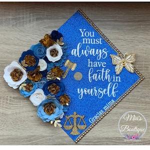 Custom Personalized Graduation Cap Topper Law School