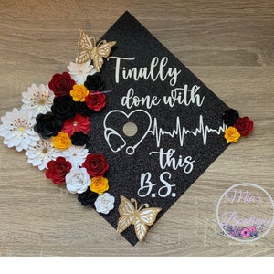 Nurse graduation cap topper personalized graduation cap topper nurse