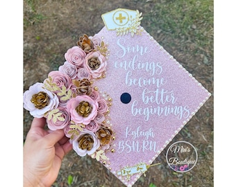 Custom Personalized Graduation Cap Topper Nurse