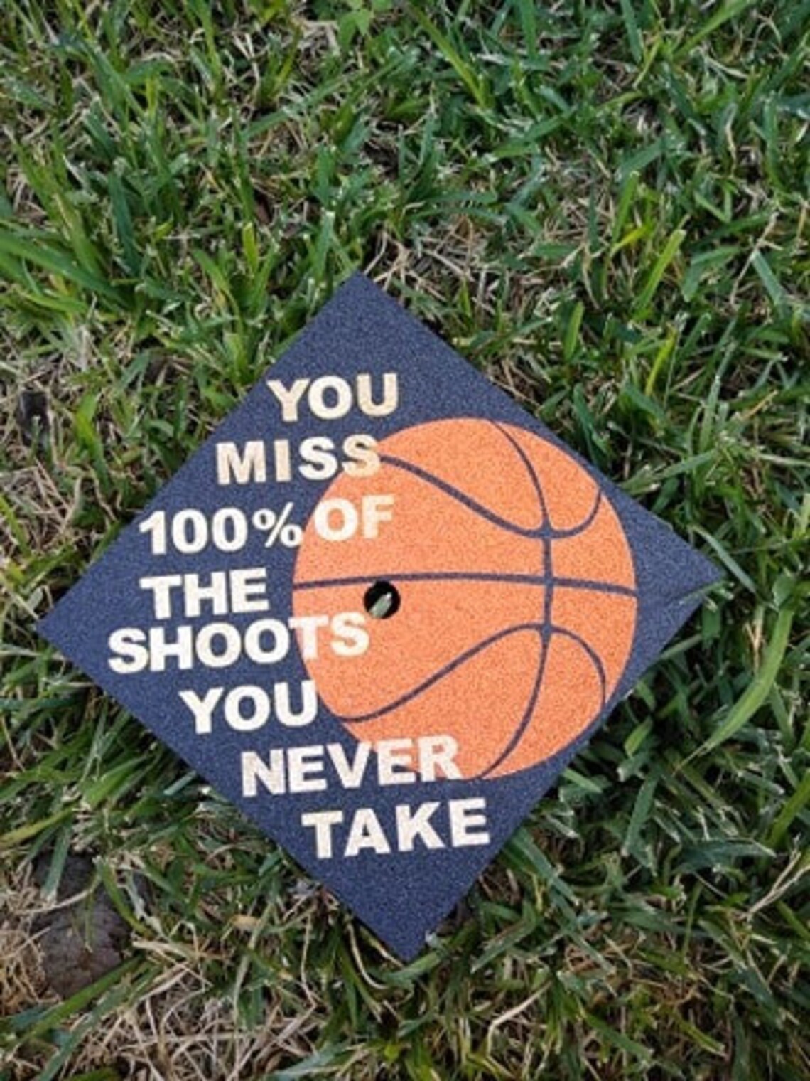 Basketball grad cap/ Sports grad topper Etsy