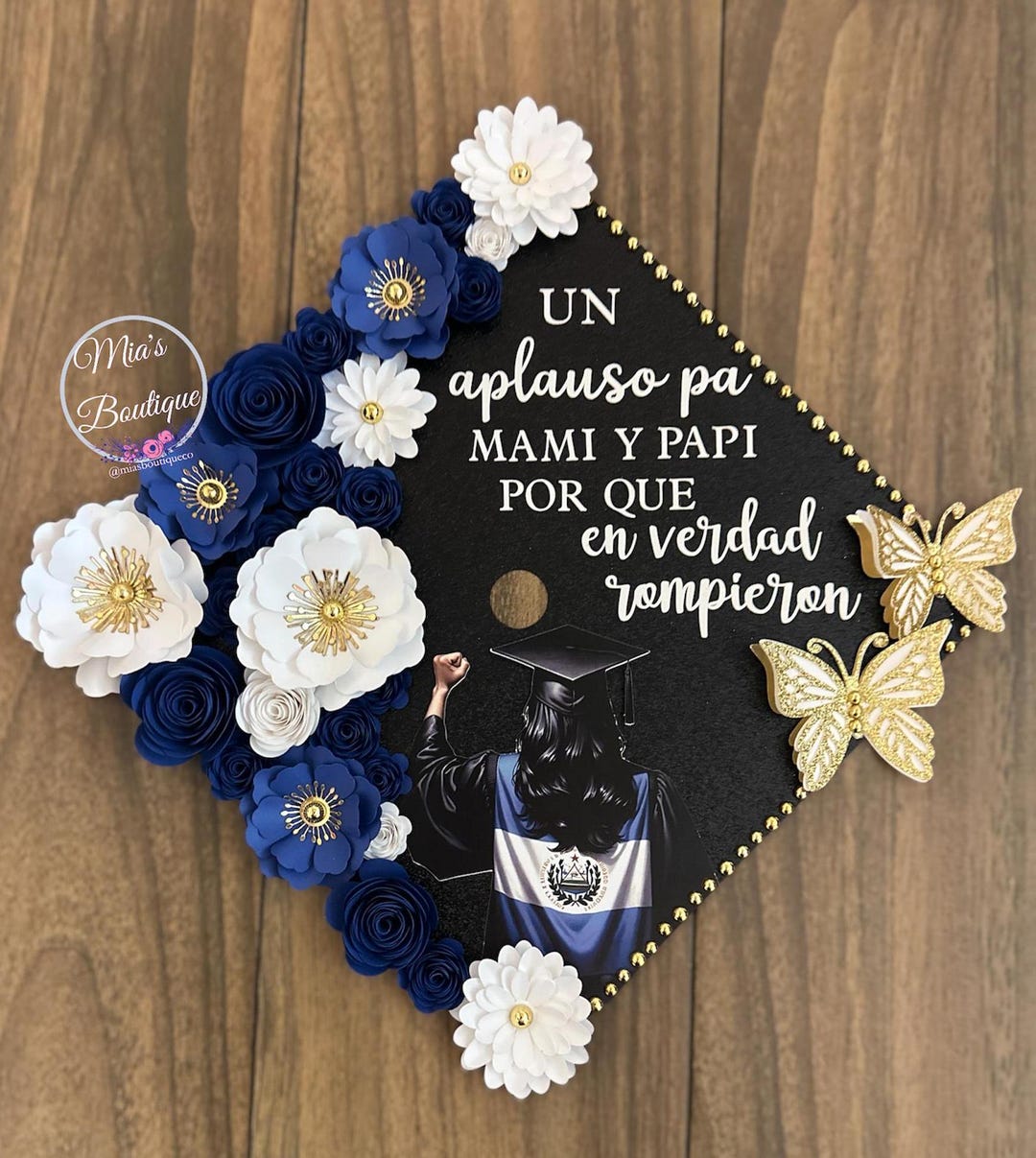 Custom Personalized El Salvador Graduation Cap Topper, El Salvador ...