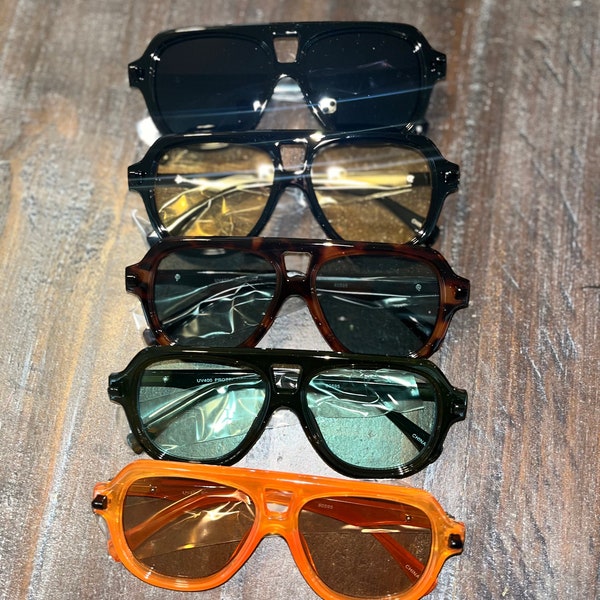 Retro Aviator Vintage Unisex Sunglasses Women Sunglasses Men Sunglasses