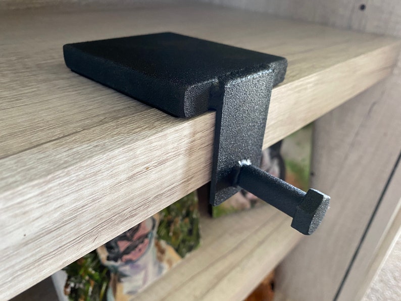 Black Steel Metal Christmas Stocking Holder Stocking Hanger Etsy