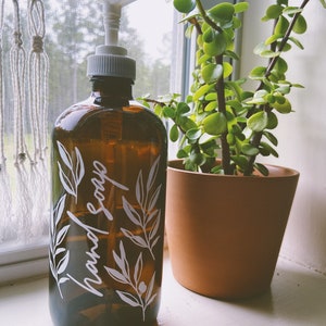 Leaves Hand Soap Label