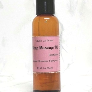 Relaxation Hemp Massage Oil