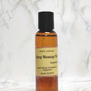Invigorating Hemp Massage Oil