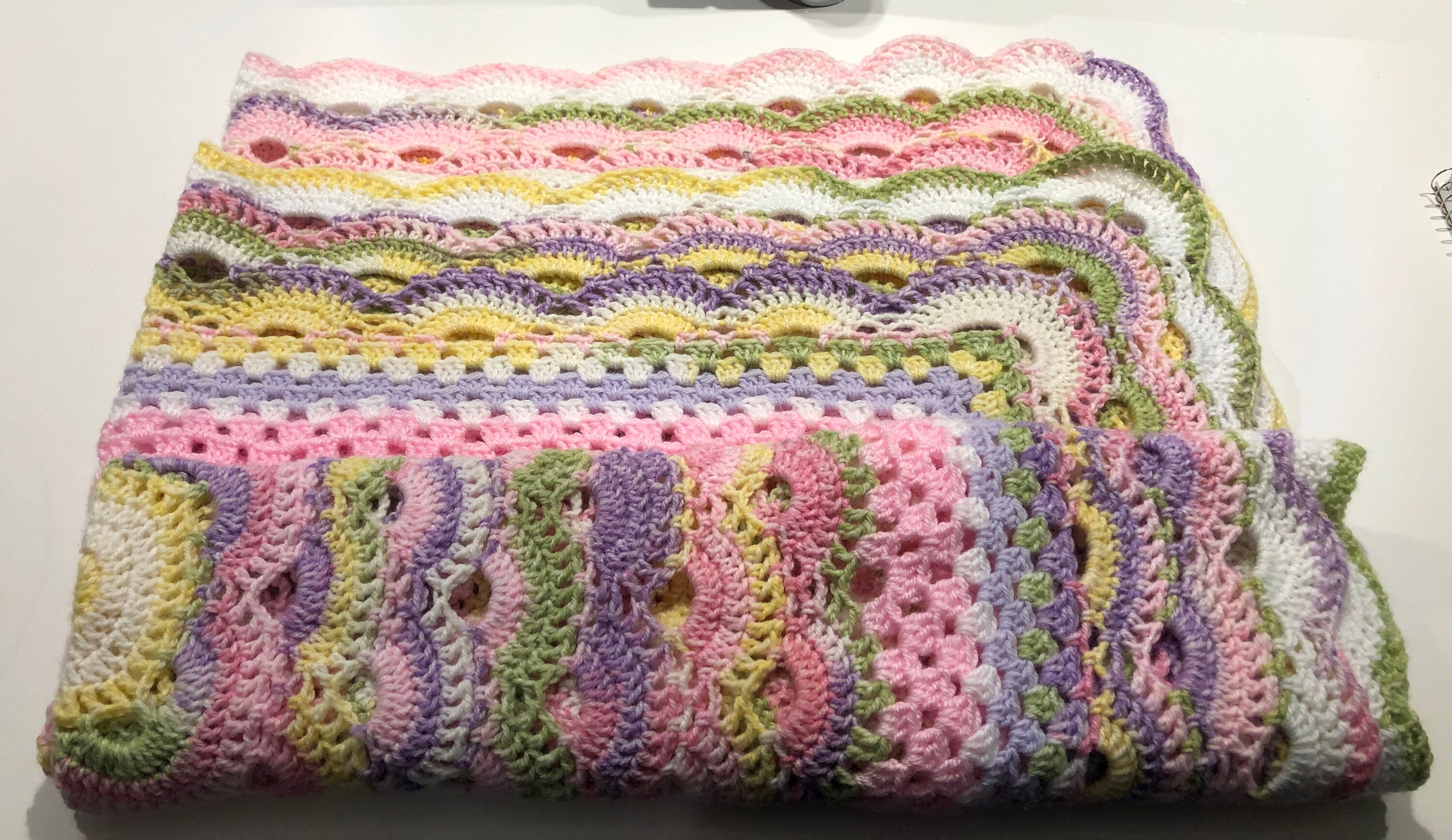 German Grandma Shells Crochet Blanket Etsy UK