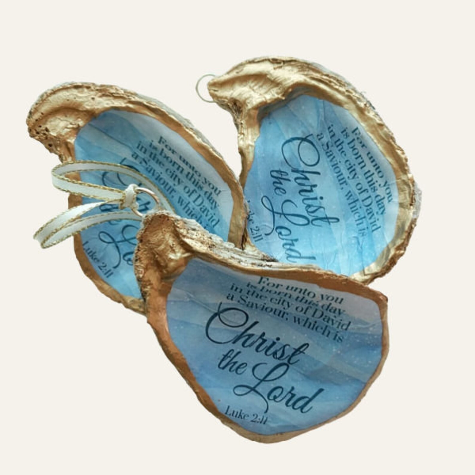 Scripture Christmas Ornament Bible Verse Luke Christ the Etsy