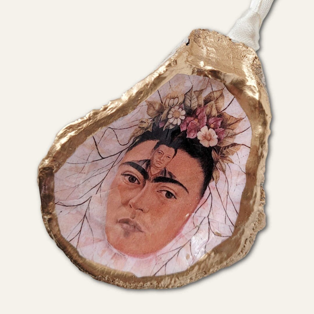 Oyster Ornament Frida Kahlo Christmas Ornament Diego on My Mind ...