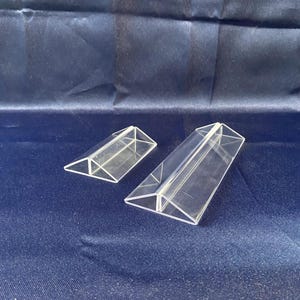 Acryl kaarthouder voor displays van 3 of 6 inch