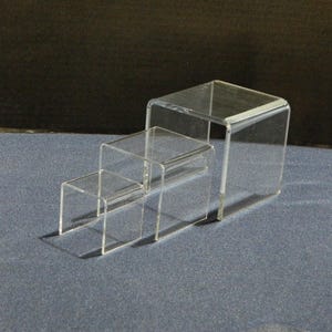 Set van 3 - 2&quot;, 3&quot;, 4&quot; (dikte 1/8&quot;) van helder acryl