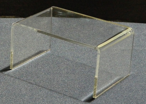 Clear Acrylic Riser 14 1/4"L  x  13"W  x  6"H Thickness 3/16"