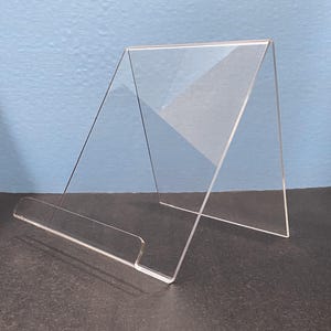 10 &quot;nicht einstellbarer Acrylständer. Klares Acryl. Stärke .118&quot;