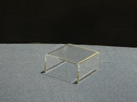 Clear Acrylic Riser 6.5"L x 5"W x 2"H Thickness 1/8"