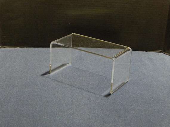 Clear Acrylic Riser 4"L x 2"W x 2"H Thickness 1/4"
