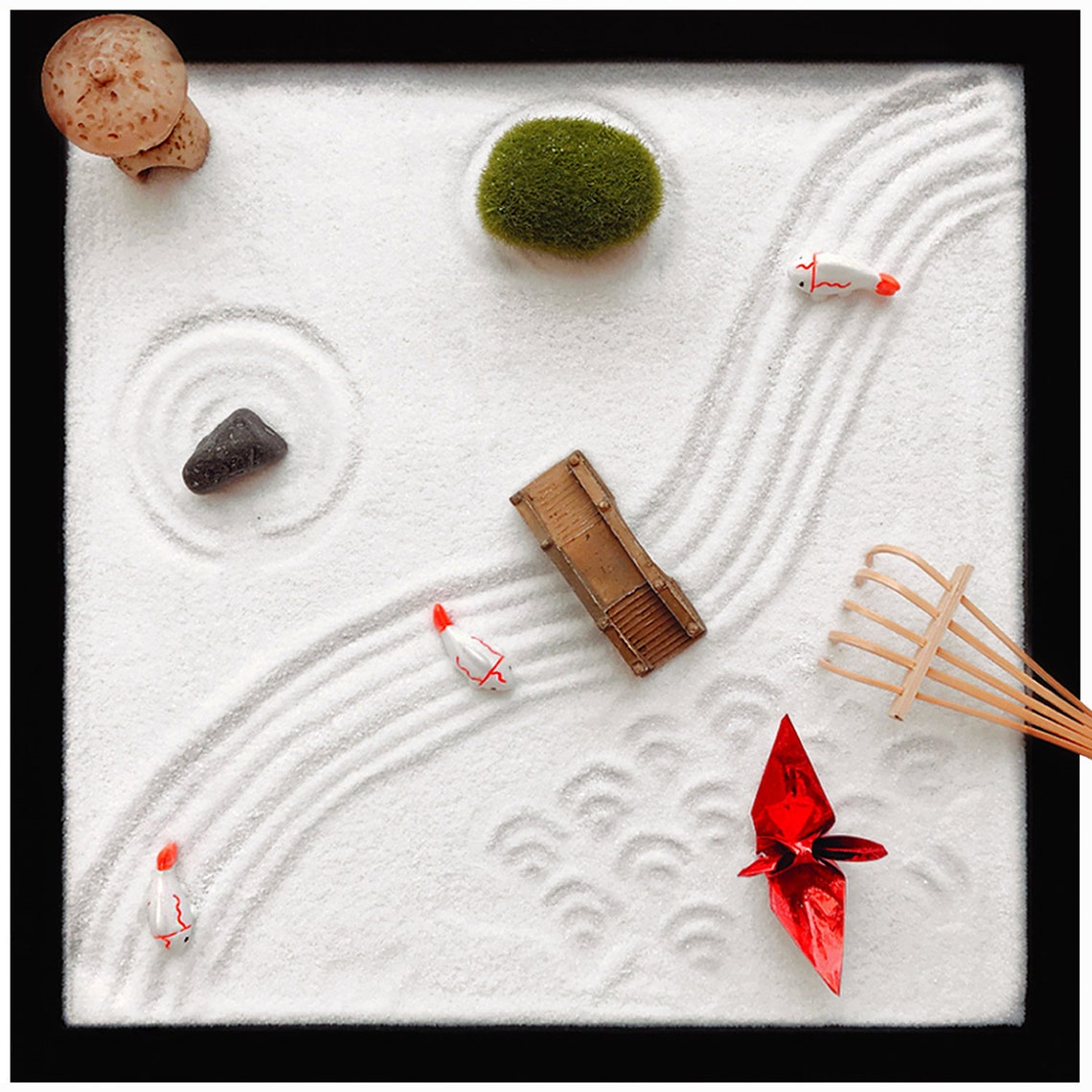 Desktop Zen Garden for Desk and Office Accessories Includes Etsy