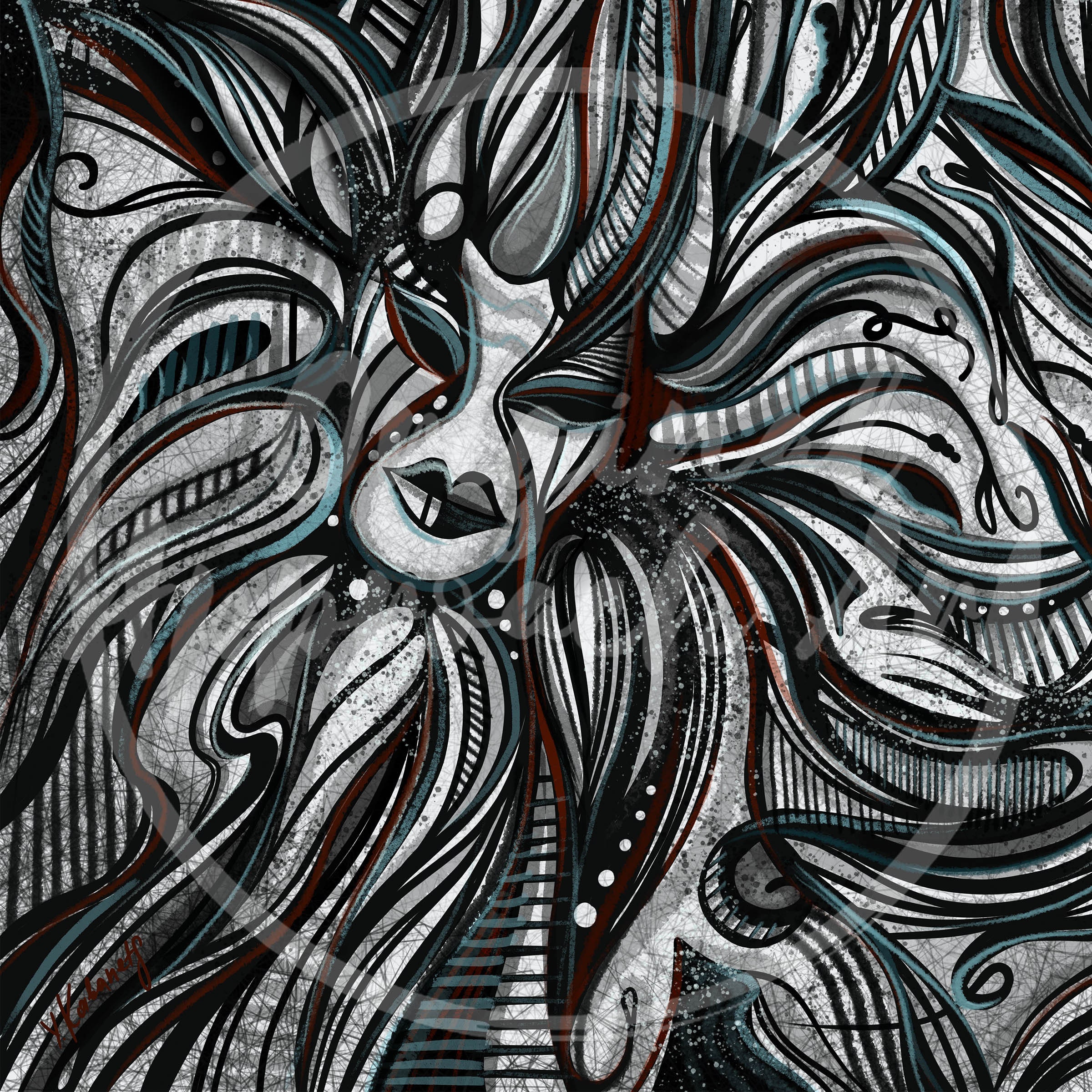 abstract-paintings-black-and-white-art-abstract-art-prints-psychedelic-art-abstract-drawings