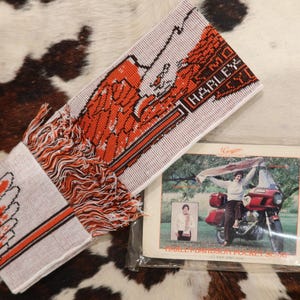 80’s Vintage Harley Davidson Deadstock Scarf