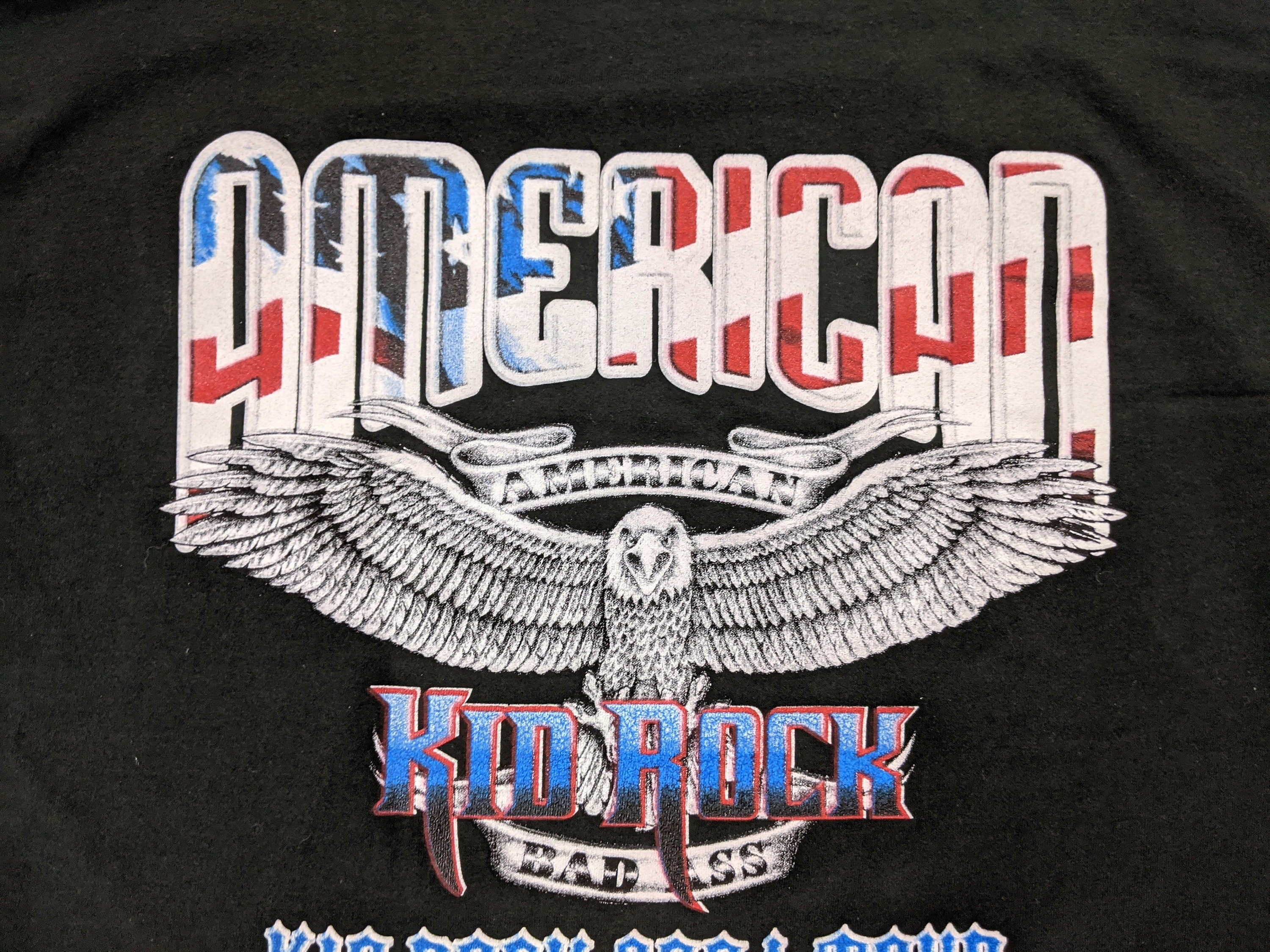 Vintage 2004 Rare Kid Rock American Badass Tour T Shirt XL | Etsy