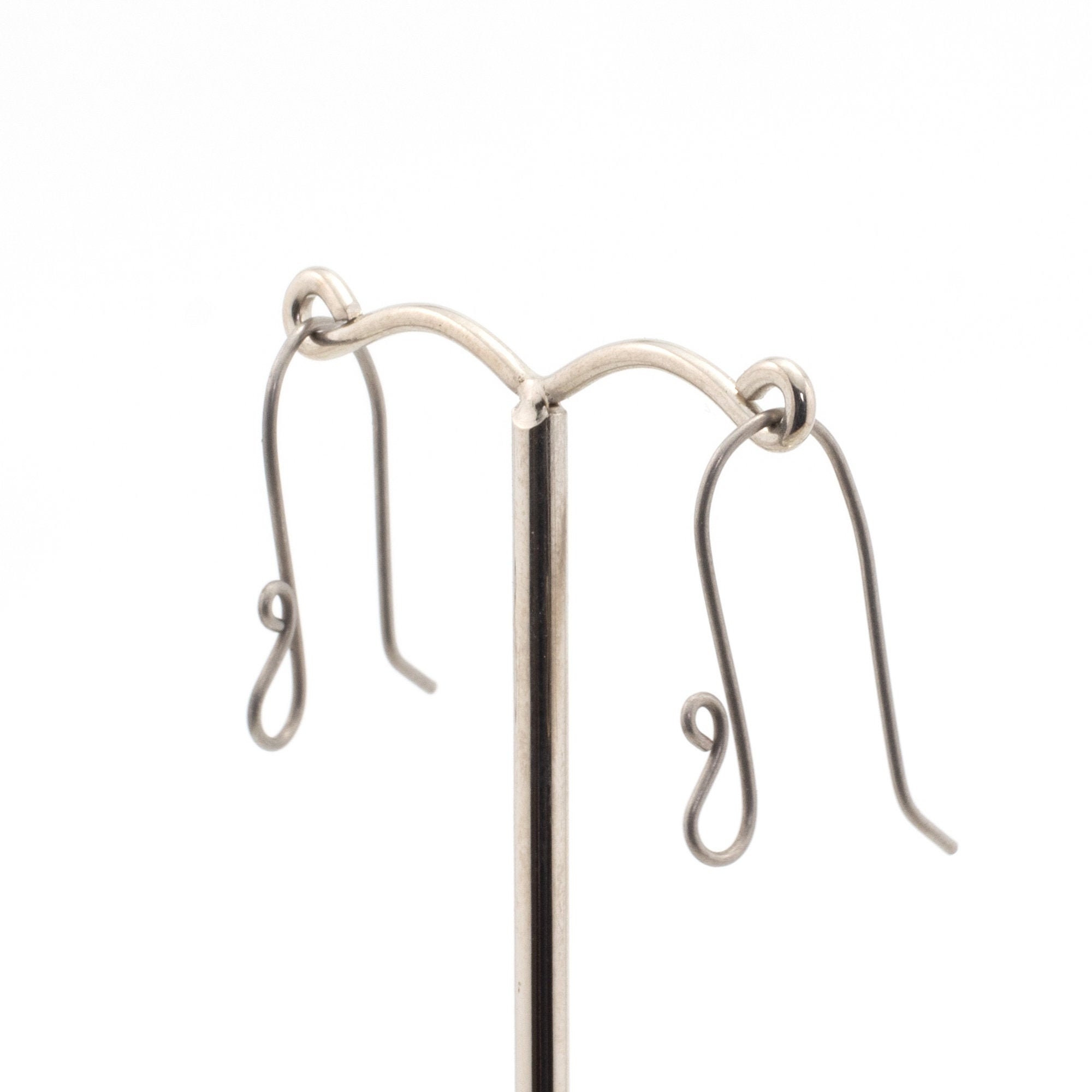 Handmade TITANIUM or NIOBIUM SHEPHERD Hooks / French Hook / Niobium Ear  Wire / Nickel Free. No.00e284 