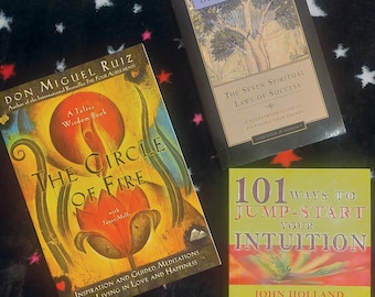 Mini Book Lot | The Seven Spiritual Laws of Success - The Circle of Fire - 101 Ways to Jumpstart Your Intuition