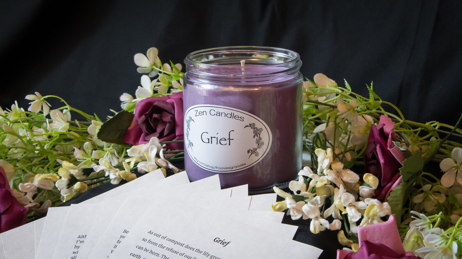Grief Candle Gift for Someone in Mourning Gift at Time of Etsy UK