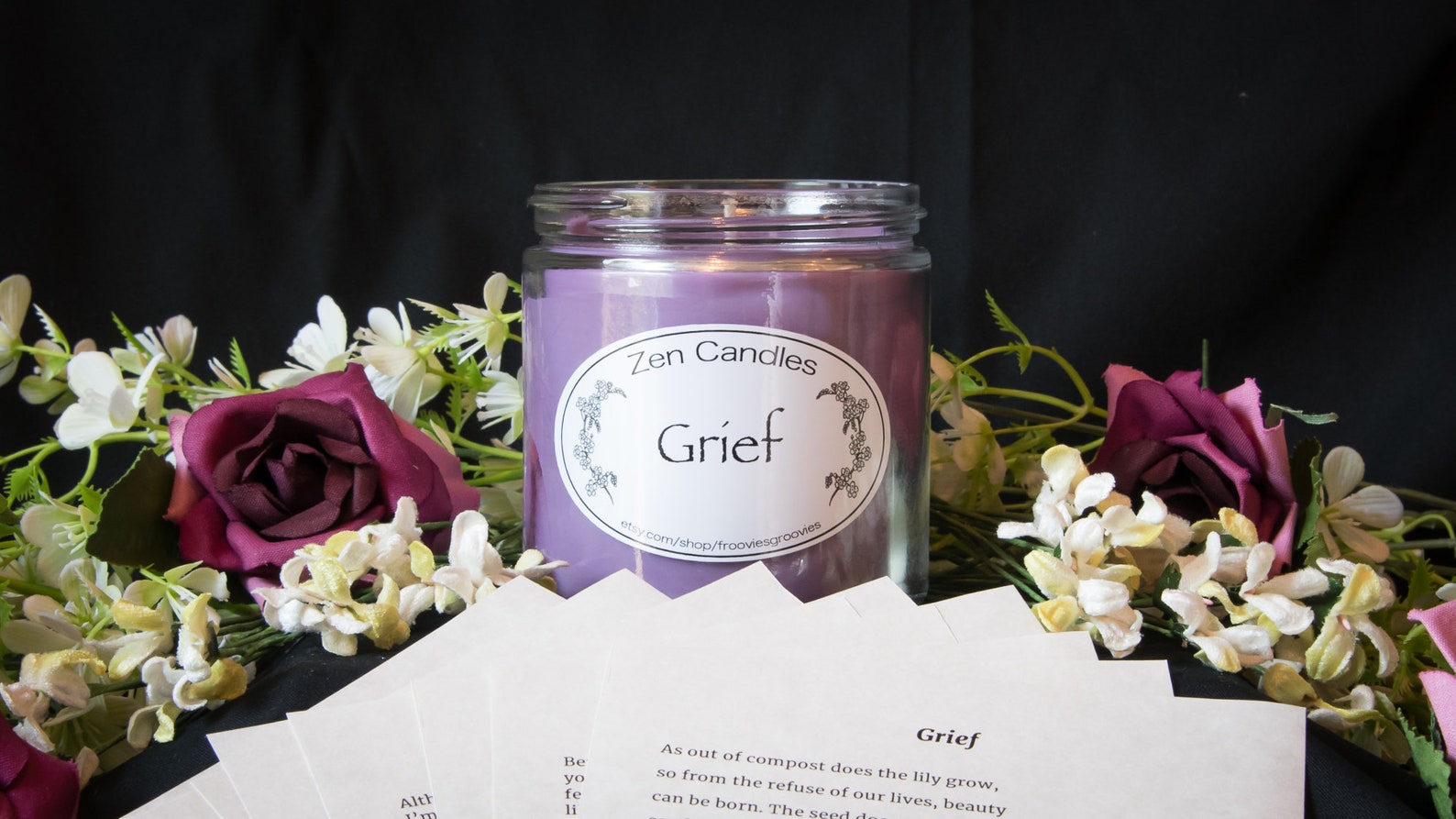Grief Candle Gift for Someone in Mourning Gift at Time of Etsy UK